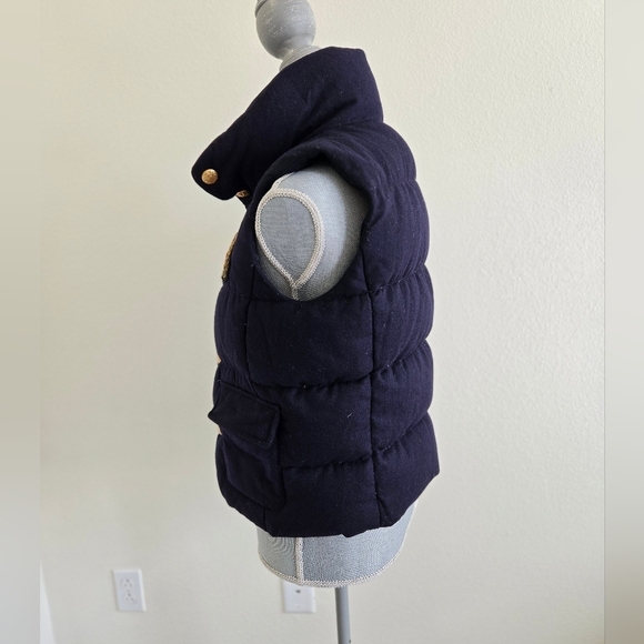 Ralph Lauren RUGBY Wool Down Classic Quilted Vest  Navy color size XS - Picture 5 of 16